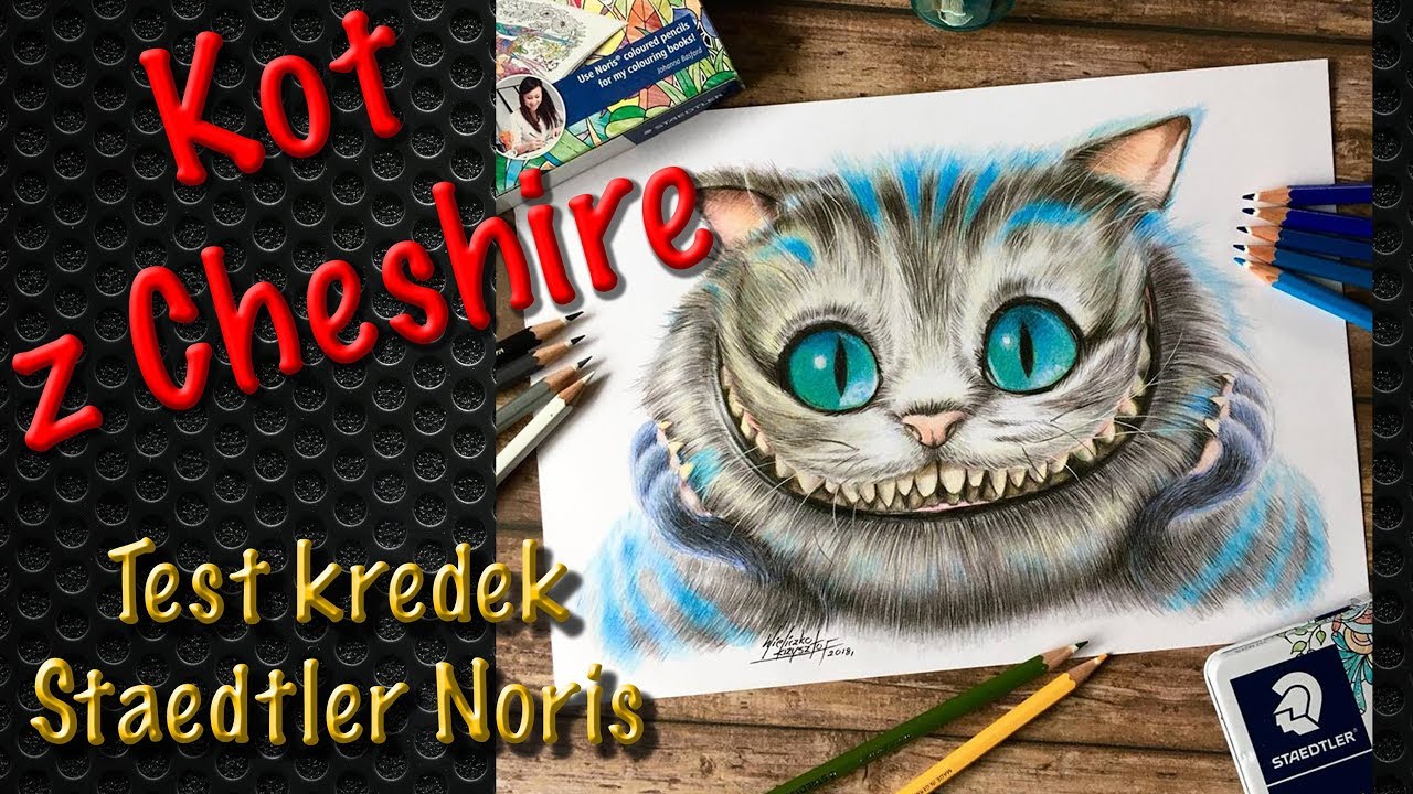 Kot Z Cheshire Test Kredek Staedtler Noris