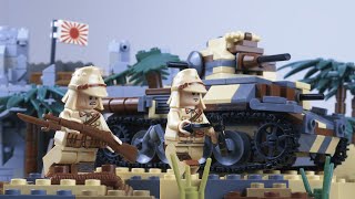 Lego War in the Pacific - Peleliu Airfield - WW2 stop motion screenshot 3