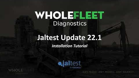 Jaltest Software Version 22.1 Update Installation