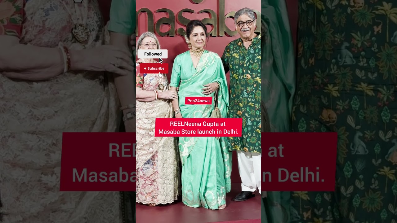 Neena Gupta at Masaba Store launch in Delhi.