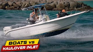 BABY IN THE BOW AT HAULOVER INLET! | Boats vs Haulover Inlet