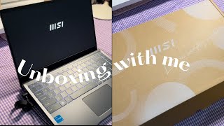 Unboxing and Review MSI Modern 14