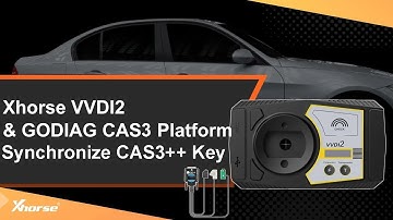 VVDI2 Synchronize BMW CAS3++ Key with GODIAG Adapter
