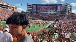 Texas Longhorn Band half-time Sep 30, 2023 Kansas @ Texas