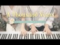 🎵A Thousand Years (트와일라잇 OST) l 4HANDS PIANO