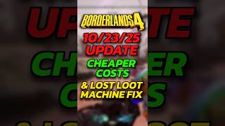 Lost Loot Machine Update In Borderlands 4 #gaming #borderlands #borderlands4 #loot #shorts #bl4