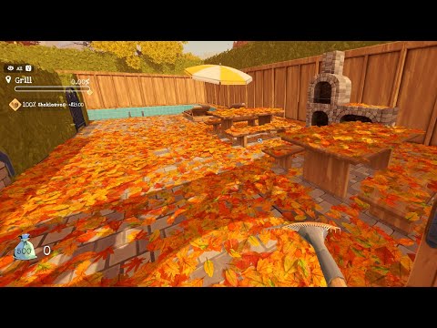 You can watch me sweep up fallen leaves｜Leaf it Alone