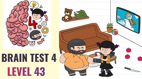 🧠 Brain Test 4 Level 43 | We must find a way to watch our shows at the same time! | Walkthrough