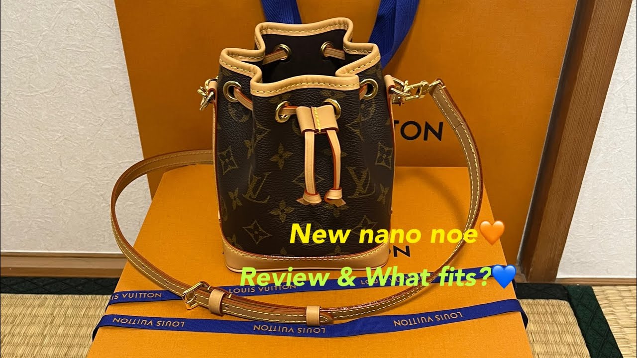 LOUIS VUITTON NANO NOE UNBOXING! What fits?