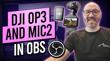 How to setup the Osmo Pocket 3 as a Webcam & DJI Mic 2 Audio in OBS studio for Livestreaming!