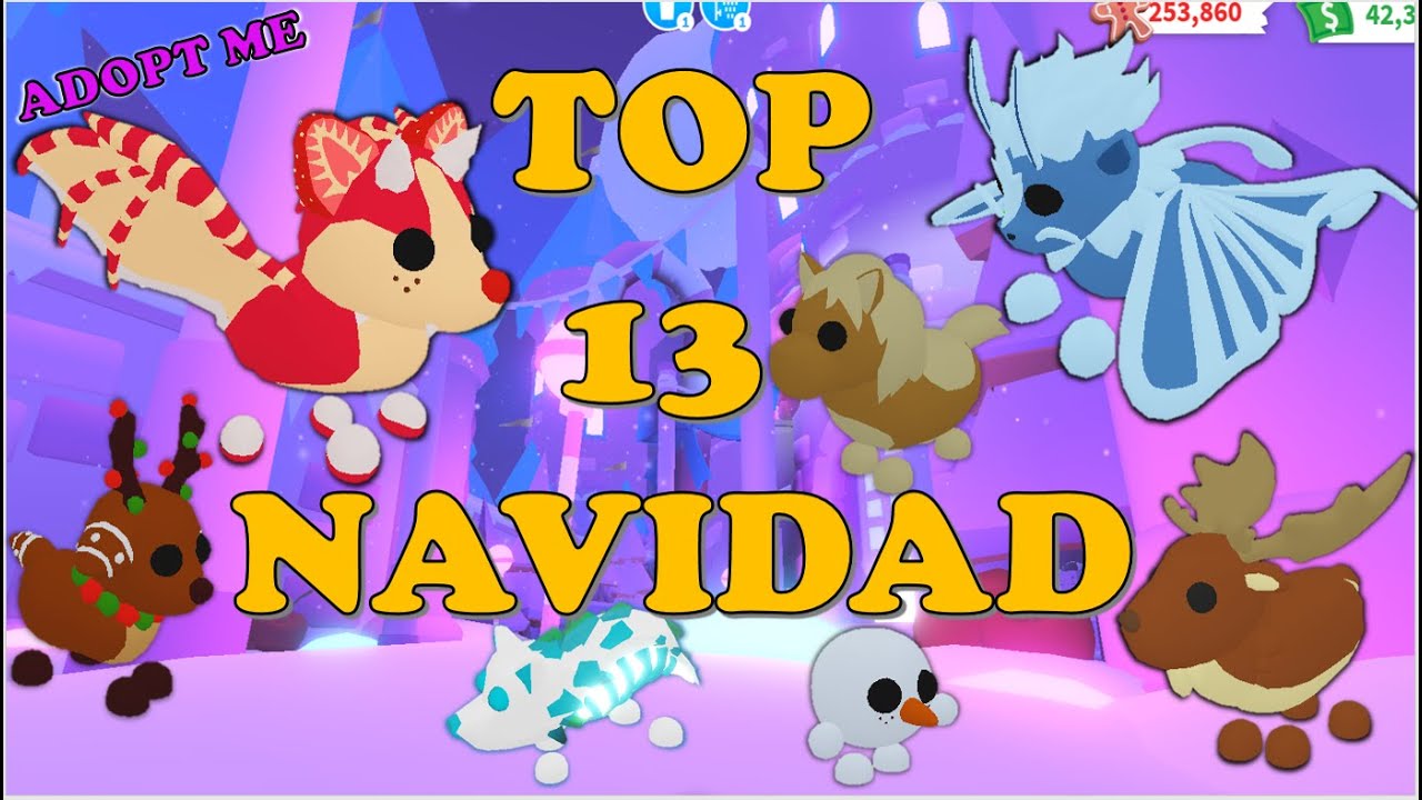 Topped Me ⭐TOP 13 MASCOTAS de NAVIDAD 2022🎄 ADOPT ME ROBLOX - YouTube