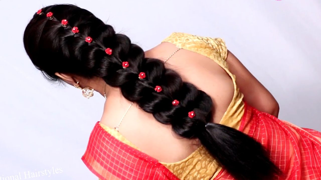 Onam Hairstyles for Saree: Short, Long Hair, and with Jasmine – News9Live