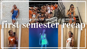 a recap of my first semester at ut austin | Aria Rideaux