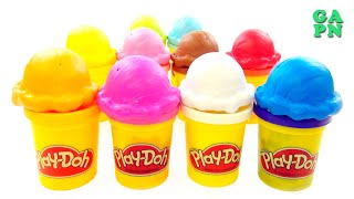 Helado latas Play Doh | Aprender los colores en Espanol con Helados para niños | Video Educativo