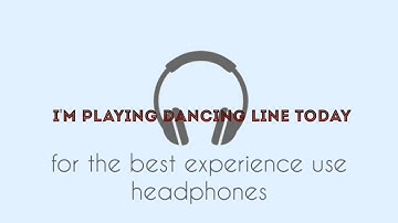 My first Video!|Dancing Line #1