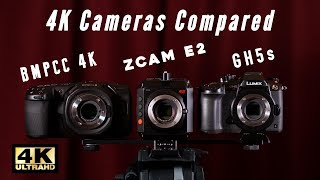 Compare This!  BMPCC 4K vs Z CAM E2 vs GH5s