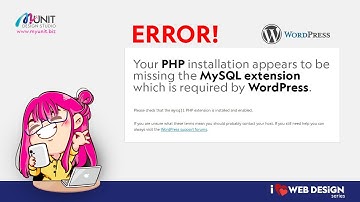 SOLVED! PHP installation appears to be missing the MySQL extension which is required by WordPress.