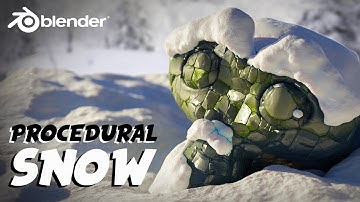 How to Add Snow to Anything in Blender (Geometry Nodes Tutorial | Free Download)