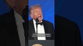 President Donald Trump's opening remarks at the White House Correspondents Dinner