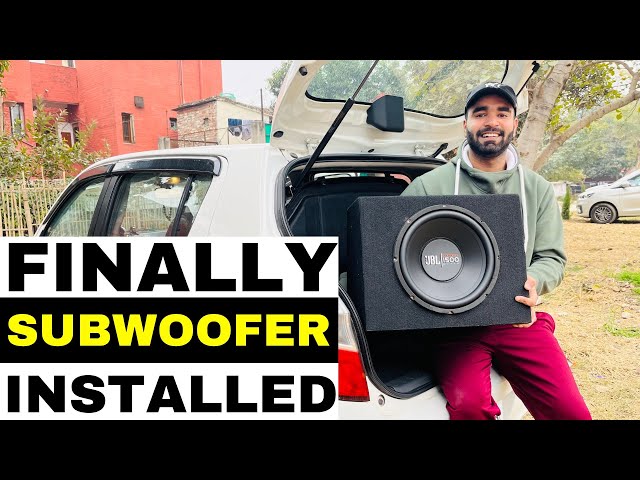 Finally SUBWOOFER Installed in My Alto K10 😍 | JBL 1500 watts | MEHRA VLOGS class=