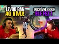 NOBRU FICA NERVOSO E BANI HACKER AO VIVO ! THURZIN VS HACK!! FEZ JOGADA INCRÍVEL!