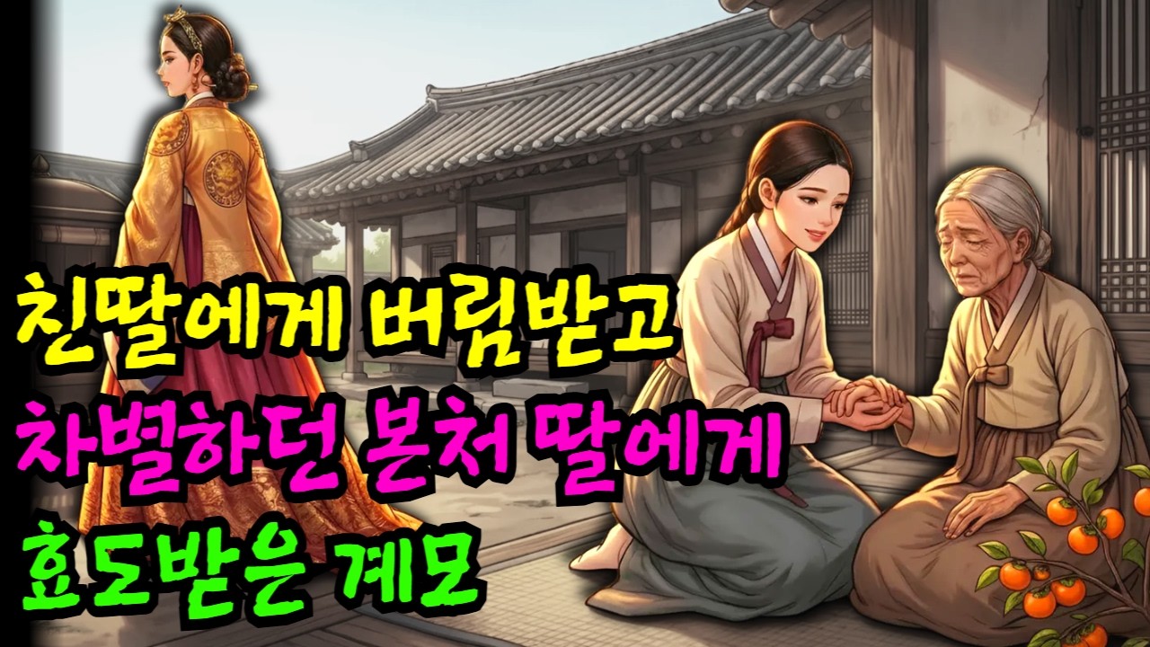 온 정성을 쏟아부은 친 딸에게는 버림받고, 차별하던 본처 딸에게 효도를 다 받은 계모의 슬프고도 아름다운 이야기 | 야담.민담.전설.설화.옛날이야기.오디오북