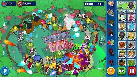 [4K] Bloons Adventure Time TD - Martian Game : Tree Trunks House (Round 32)