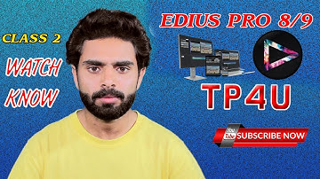 HOW TO EDIUS /TP4U CLASS 2 /CLEAR HISTORY AND NEW PROJECT