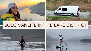 SOLO VANLIFE in the LAKE DISTRICT - wildcamp | SUP | swim | hike