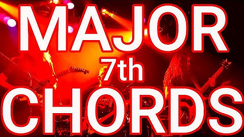 Major 7th chords on 6th string