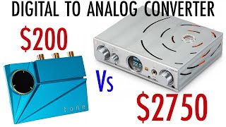 $200 Vs $2750 DAC Comparison with Blind Sound Demo