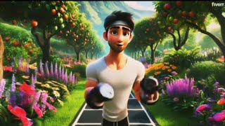Morning Walk Cartoon: Fun Health Tips for Kids!|AHN Video