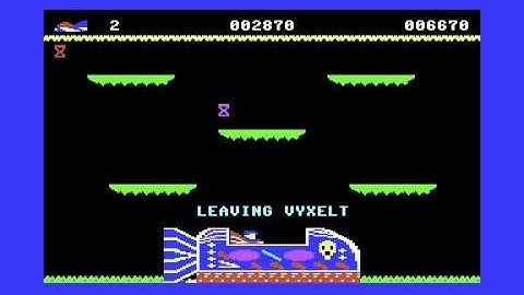 CUTHBERT IN SPACE MICRODEAL COMMODORE 64 C64 GAME GAMEPLAY