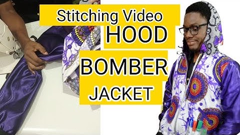 How to Sew Bomber Jacket with Hood/Welt Pocket (Detailed)PART TWO