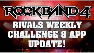 Rock Band 4 (Rivals) News: Rivals Companion App Gets New Update & This Week's Rivals Challenge!