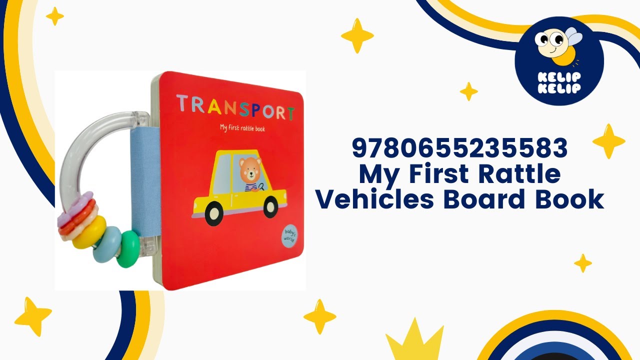 9780655235583 My First Rattle Vehicles Board Book - YouTube