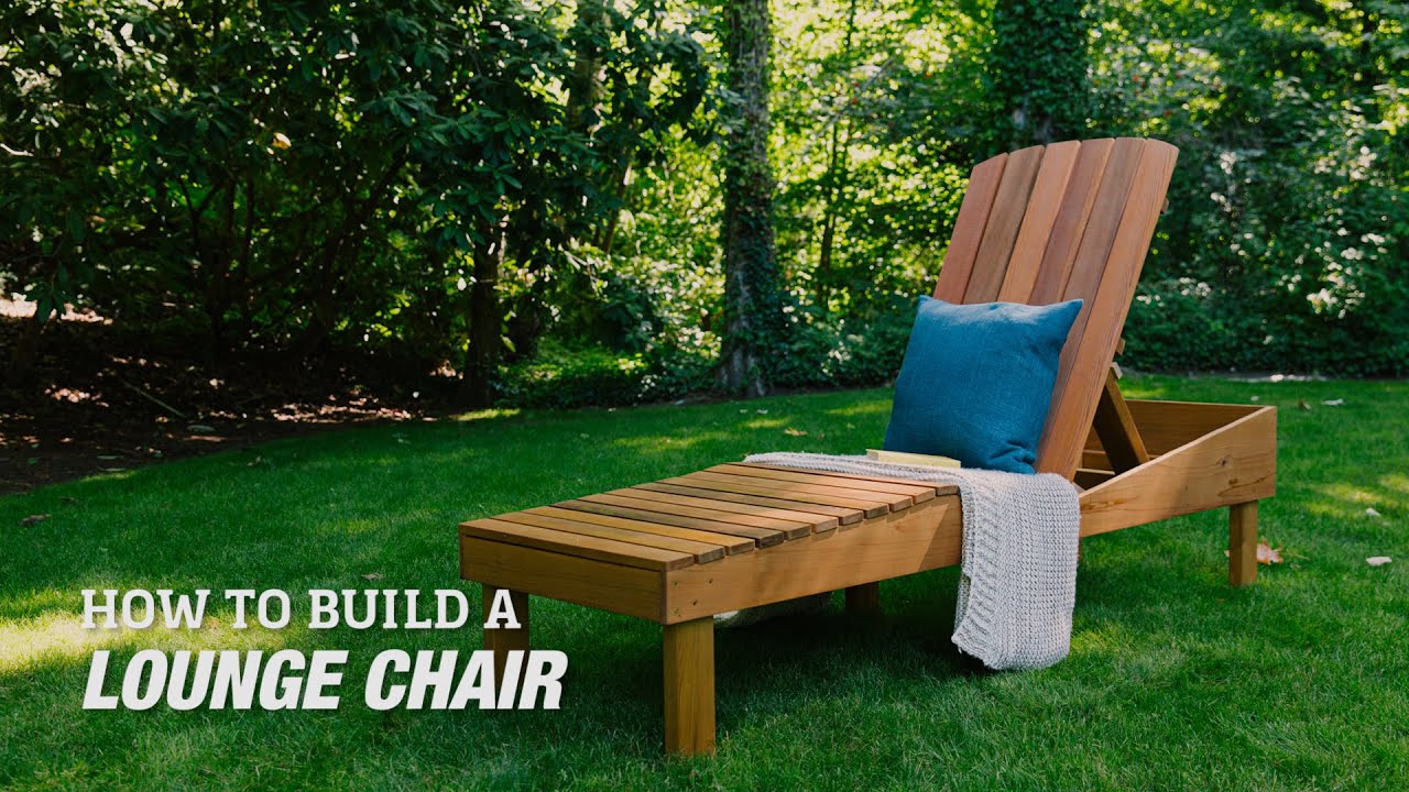 How to make lounge chair
