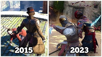 AC: Syndicate VS AC: Mirage - Basic Combat Comparison Stealth & Unarmed Showcase