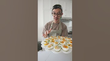 The EASIEST Deviled Eggs Recipe #shorts