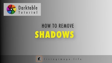 How to Remove Shadows of Images in Darktable