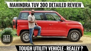 MAHINDRA TUV 300 DETAILED REVIEW,TEST DRIVE, HONEST OPINION