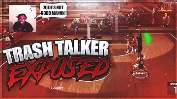 TWITCH STREAMER TRIES TO STREAM SNIPE ME ON NBA 2K20 And GETS EMBARRASSED