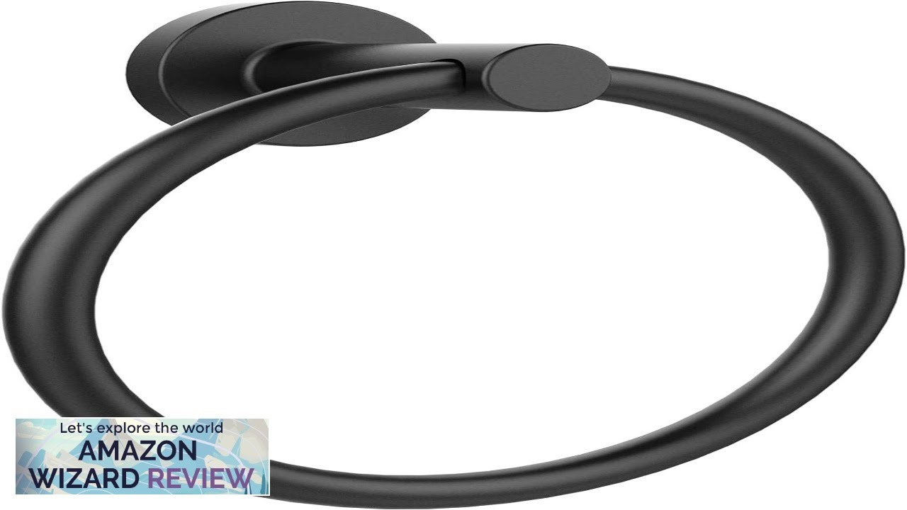 SetSail Towel Holder for Bathroom Wall Matte Black Towel Ring 304 Stainless Review