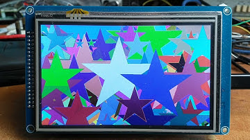 Armmite H7 running polygon fill demo code in MMBasic