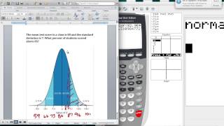 How to Use Normalcdf in the TI 84 to Find Probability
