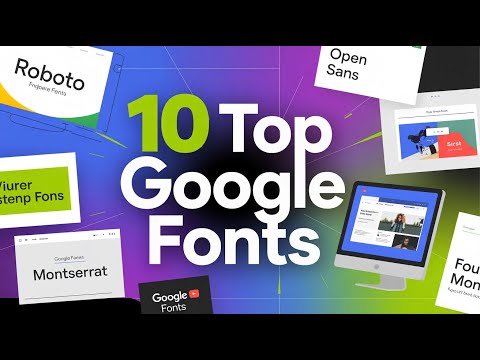10 Best Google Fonts for Website Design