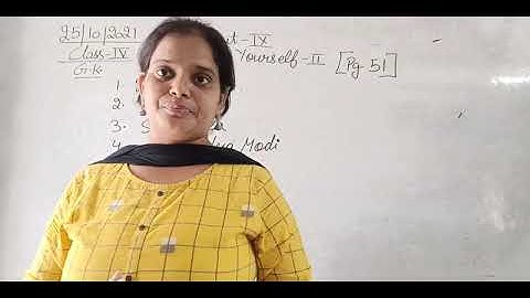 Class IV General Knowledge 25 10 2021 by Ms Anchal Singh, Quiz Yourself II
