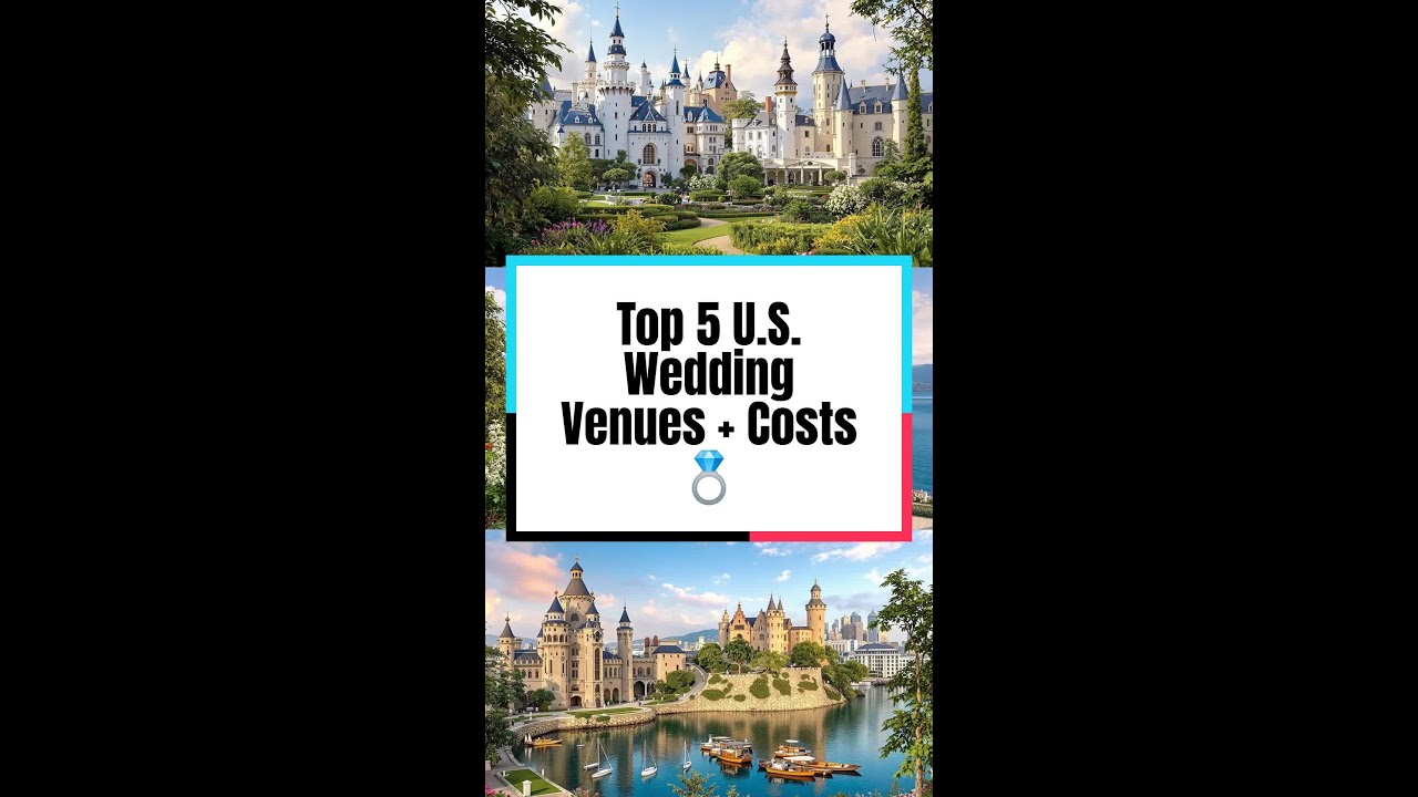 Top 5 U.S. Wedding Venues + Costs 💍