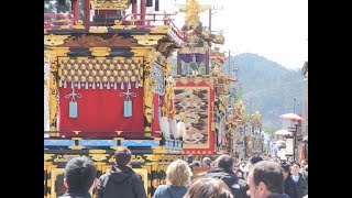 春の高山祭 開幕 豪華絢爛な屋台の曳(ひ)きそろえ からくり奉納に歓声