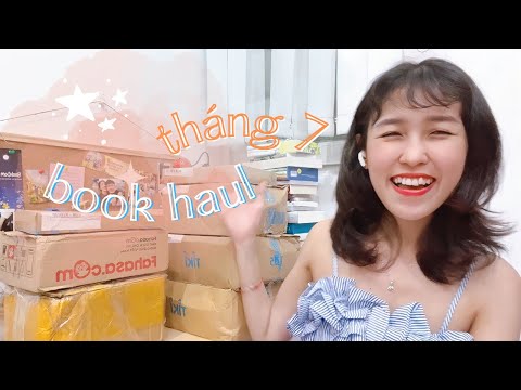 Video BOOK HAUL THÁNG 7 ???? lại mua lố rồiiii ~ đập hộp sách... - youtube